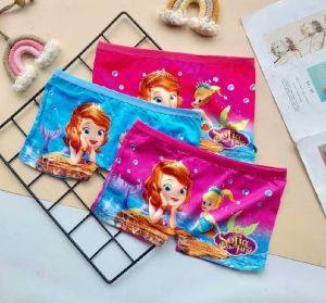 Discon 6pcs 12pcs Boxer Celana Dalam Anak Perempuan Karakter Lucu