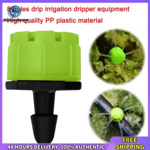 Winnereco 500Pcs 1/4 Inch Adjustable Drip Emitters for Outdoor Garden Greenhouse Watering System