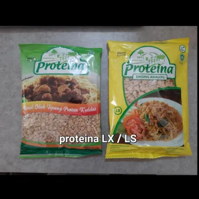 PROTEINA LX LS 250gr daging nabati pengganti daging vegetarian/ vegan
