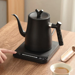SG 1L Electric Kettle Gooseneck Kettle 304 Stainless Steel Coffee With Heating Plate Pot Touch Screen Temperature
