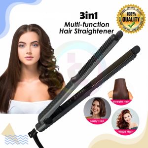 Catokan Rambut 3in1 Lurus Keriting Curly Pelurus Pengeriting Rambut Hair Straightener