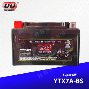OD Gel Battery YTX7A-BS Maintenance Free ( Made In Thailand )