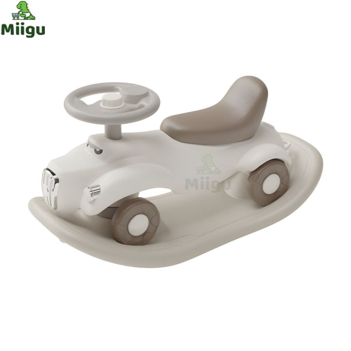 Miigu Baby Vintage Car Rocking Chair and Walker with Lights for Kids ...