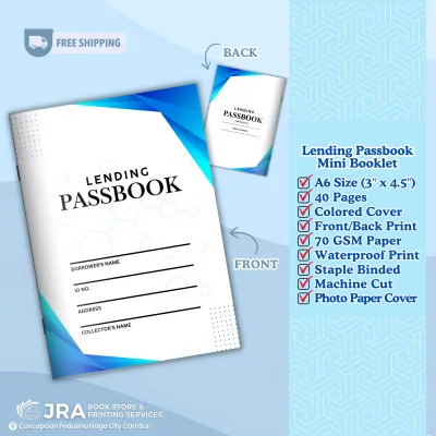 Loan Passbook Record Keeper | Money Lending Tracker for Business or Personal Use