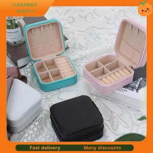 ❣️❣️❣️ Portable Travel Display Jewelry Case Boxes Storage Earring Ring Display Organizer Box