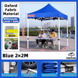 Updated+ Extensible Retractable Heavy-Duty Waterproof Folding Tent Suitable Parking Market Activity