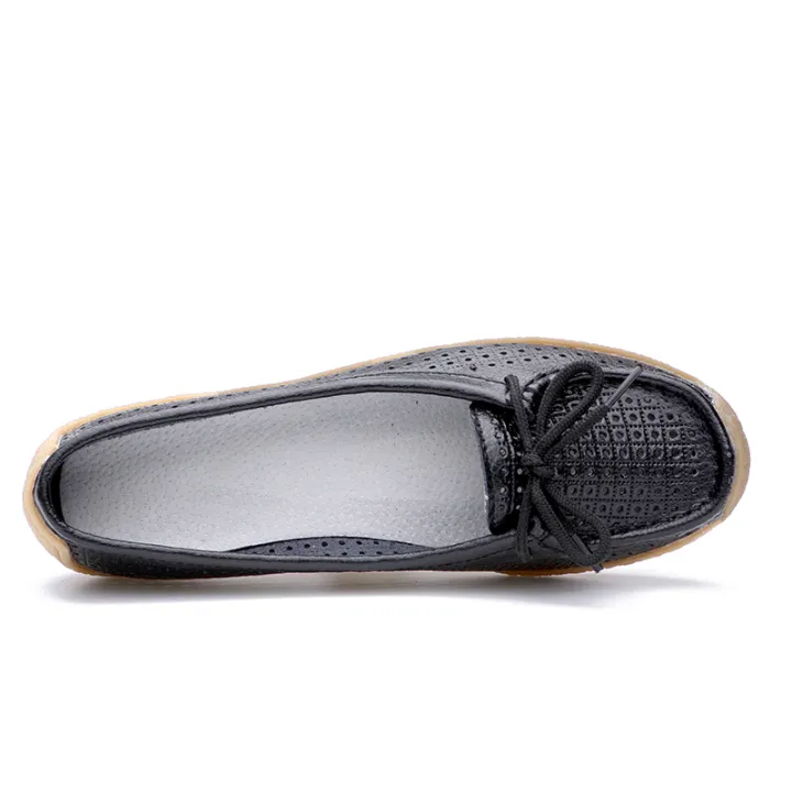 DOSREAL%20Flat%20For%20Leather%20Casual%20Korean%20Style%20White%20Flats%20Loafers%20Ladies%20Soft%20Sole%20Boat%20Women%20Shoes%20Big%20Size%2041%20-%20Image%204