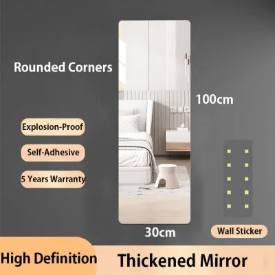 Acrylic Mirror Wall Mirror Full Body Mirror Flexible Mirror comes with installation tools