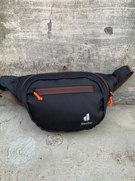 Tas Pinggang Deuter 01 Waist Bag Black Lazada Indonesia