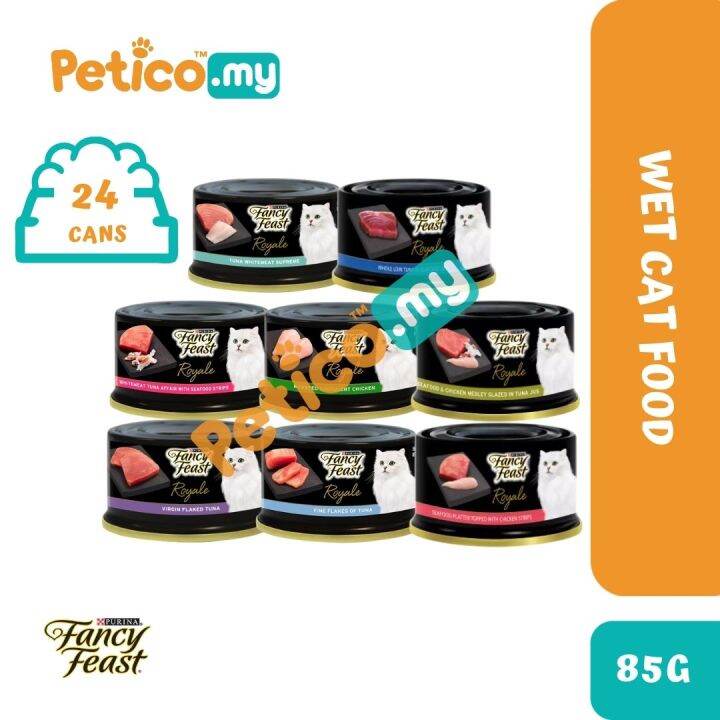 Fancy Feast Royale 85G Wet Cat Food x24 Cans Tuna Chicken