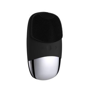 BAIXL Làm sạch lỗ chân lông sâu Cọ rửa silicon USB có thể sạc lại Rung sóng âm Thiết bị làm sạch chạy điện Mềm Loại bỏ mụn đầu đen Máy mát xa rung Quà Tặng Con Gái