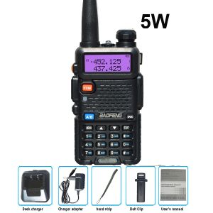 Baofeng UV-5R Two-Way Radio 5W 8W 128CH Portable Walkie Talkie Dual Band UHF/VHF Radio 5km Long Range