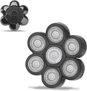 Head Shaver Replacement HeadsHead Shaver Replacement Blades Head Shavers for Bald MenHead shavers for Men Stainless Steel Rotary Blades for Electric Head Razor (Black)