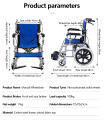 Dr.Smith Hydraulic high back wheelchair Multifunctional Folding Medical Wheelchair With Toilet Adjustable Backrest Folding Wheelchair Multifunctional Medical Wheelchair Elderly Trolley Scooter (Toilet + Pillow). 