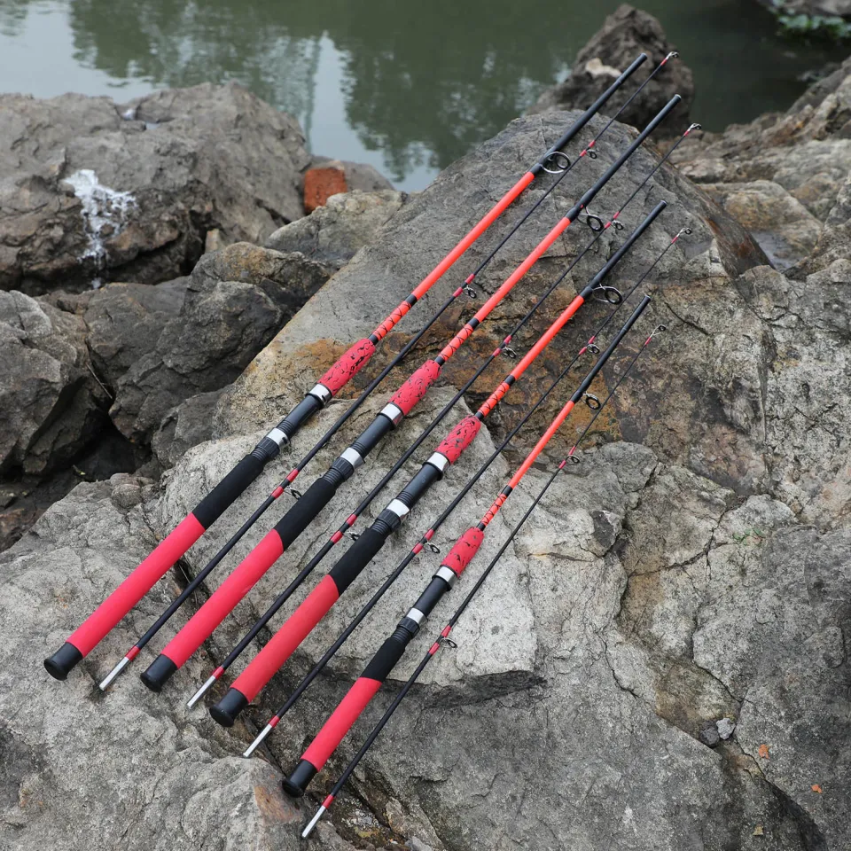 Fishing Rod Portable 2 Sections 1.5m 1.8m 2.1m 2.4m Spinning