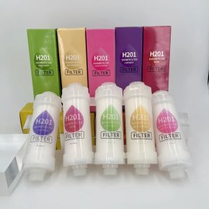 INVADER Spa Grade Vitamin C Shower Head Filter High Pressure Bathing Skincare Shower Scented Rose Anti-scaling Shower Purifier Household Use