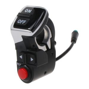 Light Handlebar Controller Switch E-scooter Turn Signals On/Off Button Suitable for Kugoo M4 Skateboard