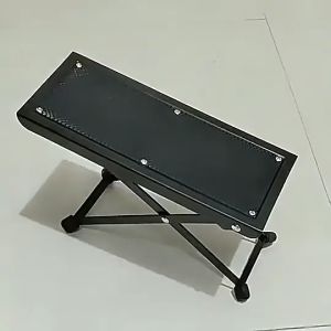 Anti-Slip Guitar Footboards Delicate Portable Folding Adjustable Guitar Footstool Rest Footboards