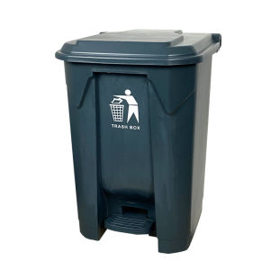 【Large Dust Bin】Plastic Rectangle Pedal Waste Trash Dustbin Recycle Bin