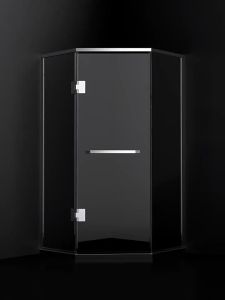 New Bathroom Stainless Steel Shower Room Storage Rack Glass Door Shelf Toilet Organizer Hanging Basket Bathroom Accessories