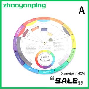 zhaoyanping บัตรกระดาษมืออาชีพออกแบบสีผสมล้อหมึกตารางคำแนะนำรอบ
