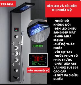 Sen tắm thuyền massage đèn led cao cấp -Nhiều biến thể sang trọng hiển thị nhiệt độ cao cấp - Bảo Hành 5 năm