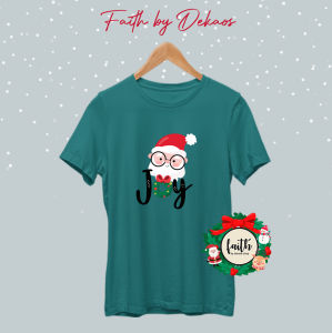 DEKAOS SHOP kaos Natal wanita anak pria couple family keluarga terbaru baju rohani Kristen Katolik Merry Christmas blessed Santa Claus Sinterklas Joy to the world pohon Natal 3044 muka Santa