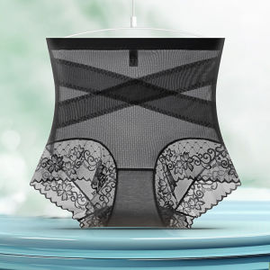 【Genuine】High-Waisted Hip-Lifting And Tummy-Tightening Womens Panties Mulberry Silk Panties Breathable And Comfortable Traceless Antibacterial Panties收腹抗菌内裤