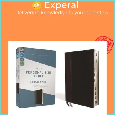 NIV Personal Size Bible Large Print Leathersoft Black Red Letter Thumb Indexe by Zondervan (US edition paperback)