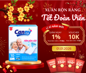 Combo 20 miếng Tấm đệm lót Canny bảo vệ chống trào tấm lót người già mềm mại siêu thấm hút dùng kèm tã dán 45x72cm