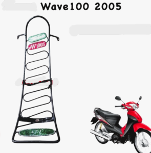 Baga xe Wave RS Wave A Wave 100S màu đen sơn tĩnh điện thương hiệu Tornado Thailand.