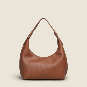Korean Version Fashionable Casual Soft Leather Dumpling Bag Retro Armpit Bag