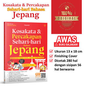 Buku Kosakata & Percakapan Sehari-hari | Kamus Bahasa Jepang | Panduan Praktis Kosakata dan Percakapan Bahasa Jepang untuk Traveling & Aktivitas Harian