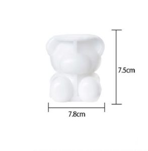 Khuôn silicon loại 1 hình gấu chó dễ thương dùng làm đá làm thạch đúc tượng và nhiều loại khác