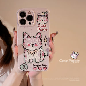 Doodle dog cho Apple 14Promax vui nhộn vỏ điện thoại iphone13 phim hoạt hình 11 chống rơi mềm 12 15 15 cộng với 15Pro 15Promax 14 14 cộng với 14pro 14Promax
