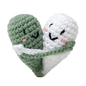 Tinh Tế Crochet Trái Tim Ấm Áp Trang Trí Thủ Công Đan Ôm Của Tình Yêu Hình Trang Trí Cho Kệ Bảng Trình bày