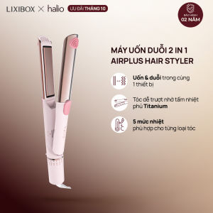 Máy Tạo Kiểu Uốn Duỗi Halio 2in1 Airplus Hair Styler Giữ Nếp Lâu & Bảo Vệ Tóc Công Suất 30W