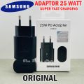 Samsung ADAPTOR Fast Charging 25 Watt USB C To C Original For Samsung Galaxy M14 4G, M15, M22, M23, M31s, M32, M33, M34 5G, M35, M51, M52 5G, M53, M54, M62, Note10, Note 10 5G, Note 10 Lite, Note 20, Note 20 5G, Note20 Ultra 5G, S21 5G , S21+ 5G , S20 FE. 