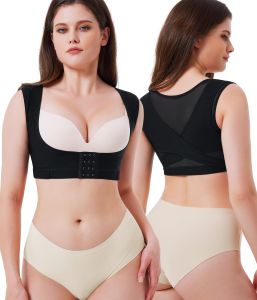 Back Brace Posture Corrector For Women with Extension buckle Upper Back Brace for Women Breathable Posture Corrector Posture Support Back Straightener Pain Relief背部姿势矫正器
