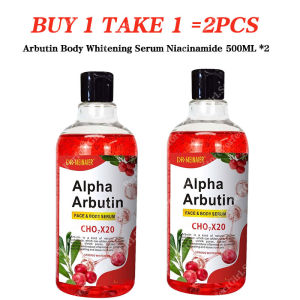 【COD/Original】 Arbutin Body Whitening Serum Face And Body Serum With Vitamin C&E | Niacinamide Serum To Improve Dull Skin 500ml