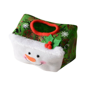 Christmas Decor Santa Claus Tissue Holder Paper Towel Box Household Xmas Ornament Supplies