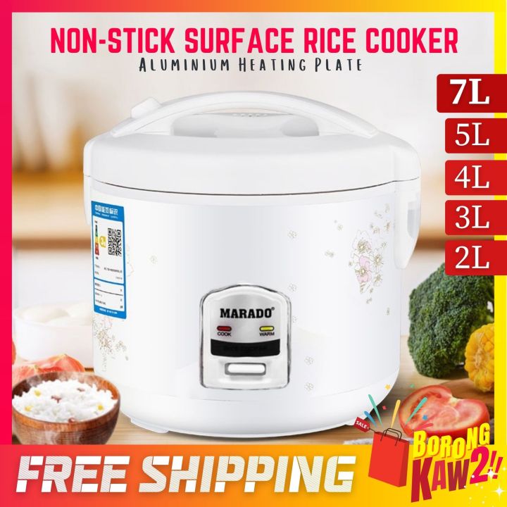 Nonstick Electric Rice Cooker Free Rice Spoon Large Capacity Rice