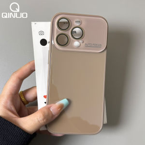 Original Large Window Phone Case For iPhone 17 16 15 14 13 12 11 Pro Max Makaron Candy Color Camera Protection Glossy Hard Cover
