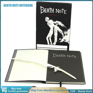 Death Notebook With Feather Pen Cartoon Fashion Notebook Anime Theme Cosplay Diary Note Suitable For Writing Collectable Birthday Gift