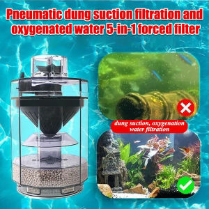 greatfunny Pet Nirvana 5in1 Aquarium Filter with Bubble Boosting Aeration