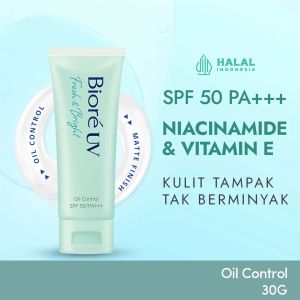 BIORE Fresh & Bright UV SPF 50 PA+++ - Oil Control Matte | Instant Cover | Oil Control Soothing Sunscreen