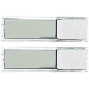 Fishtanks Temperature Gauge 2pcs Large Screen Display Easy Stick On External Thermometers For Aquariums Health Habitats