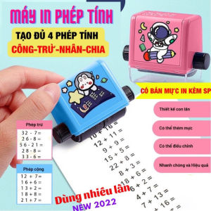 Con Lăn Toán Học Máy In Thông Minh Tạo Phép Tính Cộng Trừ Nhân Chia Tiên Dụng Cho Bé Học Toán