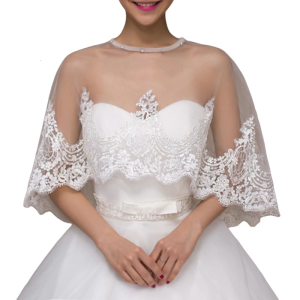 Thanh lịch cho cô dâu khăn choàng cho đám cưới ăn mặc lớp phủ vải tuyn cho đám cưới cô dâu đa năng cho đám cưới ăn mặc bọc