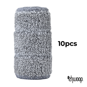 Zhwoop Hands-free Cleaning Magic Flat Mop Cloth - Microfiber Super Absorbent Dry Wet Use Easy Install All Floor Types
